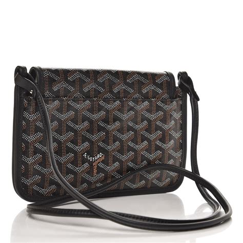 goyard goyardine plumet wallet clutch black|plumet wallet.